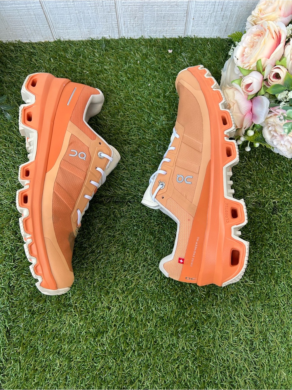 On Cloudventure Trail Running Shoe Copper | Orange women size 9 gently used - Picture 9 of 16